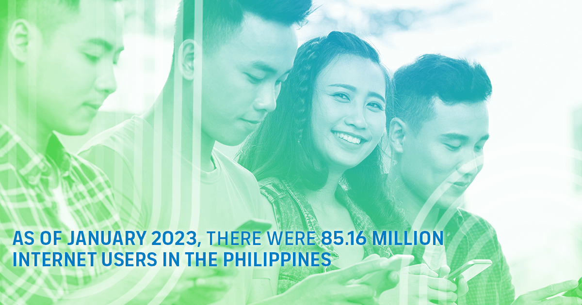 Number of internet users in the Philippines