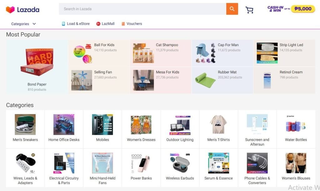 Lazada Dashboard