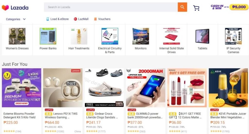 Lazada Marketplace Dashboard