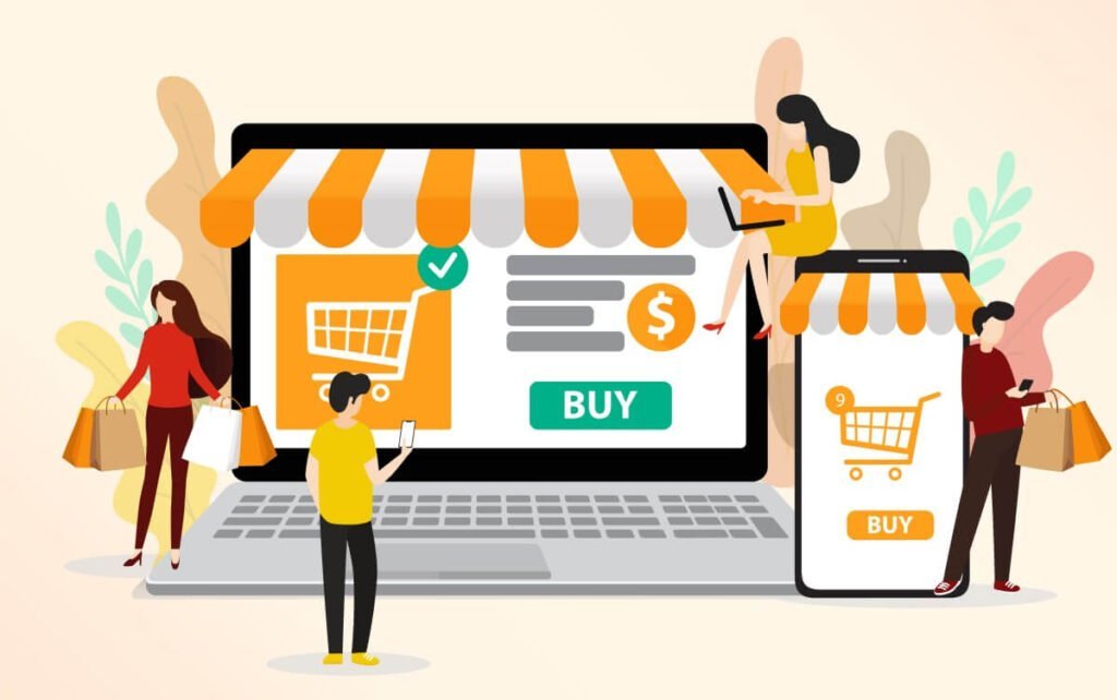 e-commerce marketplace on web and mobile app