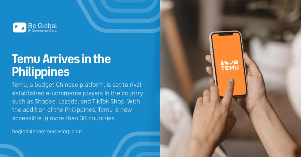 Temu arrives in the Philippines