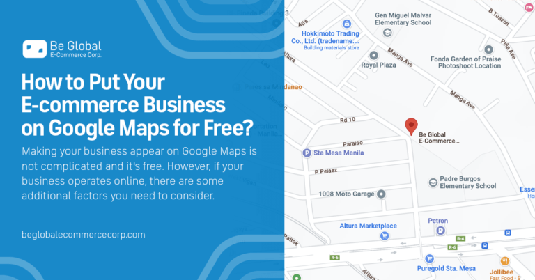 How to Put Your E-commerce Business on Google Maps for Free?