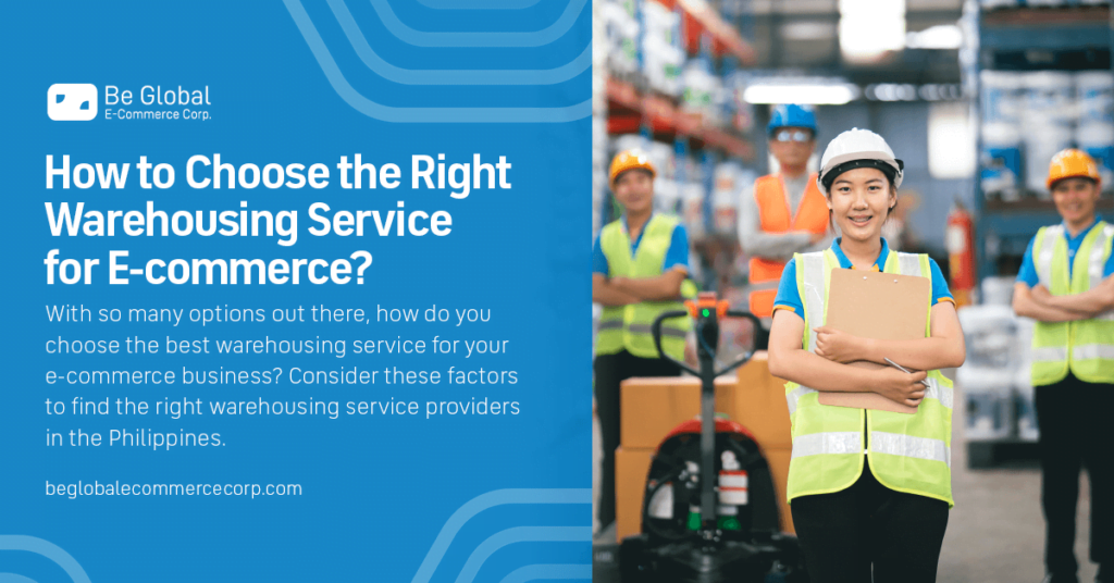 choosing the right warehousing service for e-commerce